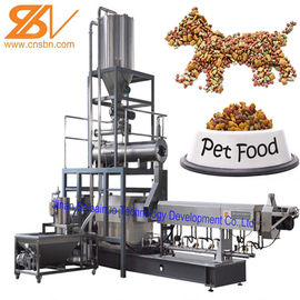 Seque el tipo mojado el voltaje 380v/50hz de la cadena de producción del extrusor de la máquina del alimento para animales
