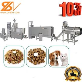 Perro Cat Pet Food Extruder Machine de la alimentación del conejo del pájaro de los pescados/máquina de proceso/planta/cadena de producción