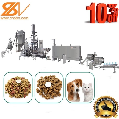 Alimento para animales automático ahorro de energía que hace la planta de la producción alimentaria del perro de la maquinaria