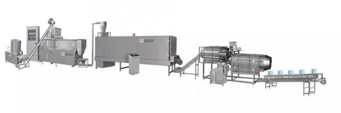 Cadena de producción automática de equipo de la máquina del extrusor del alimento para animales