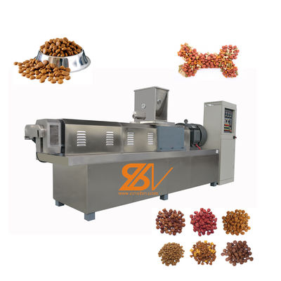 Línea de producción de alimentos para perros de galletas secas totalmente automática 380v / 50hz