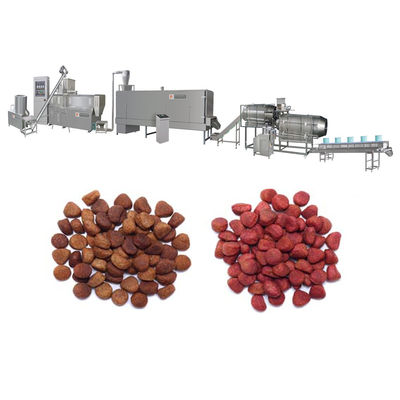 Máquina de extrusión de comida para perros de doble tornillo completamente automática