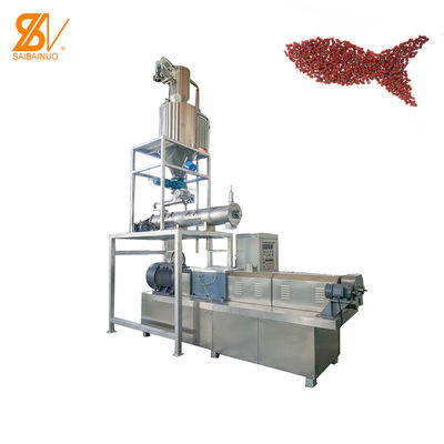 máquina del extrusor de la alimentación de los pescados de 90kw 1.5ton/H con el convertidor del delta
