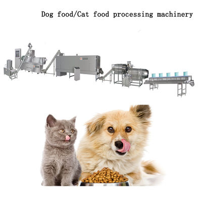 Máquina seca automática del alimento para animales del extrusor 160kg/H para el perro