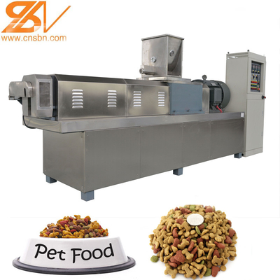 Seco trituraron el extrusor 800-1500kg/h de la máquina de la transformación de los alimentos de perro