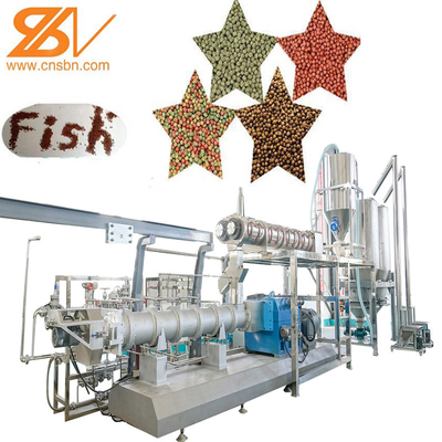 pescados flotantes y de hundimientos de la alimentación acuática 1-4t/H para alimentar la maquinaria del proceso