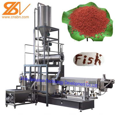 Maquinaria flotante para la fabricación de piensos para peces Línea de procesamiento de producción de alimentos para peces