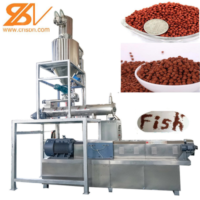 Fabricantes de alimentos para peces profesionales totalmente automáticos Línea de producción Necesidades de voltaje diferentes