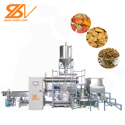Línea de producción de alimentos para perros de galletas secas totalmente automática 380v / 50hz