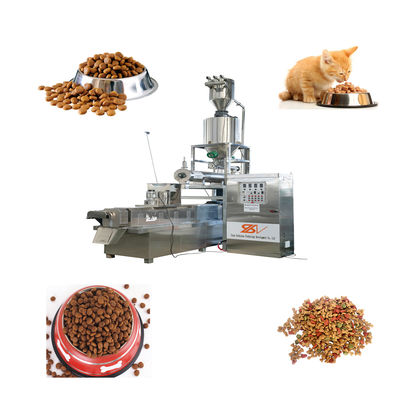 Todas las plantas de procesamiento automático de alimentos para perros de alta eficiencia 120-150KG/h