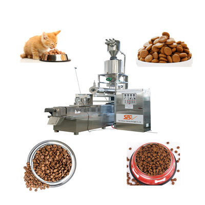 Extrusor automático profesional de alimentos para perros 3-5 Trabajadores