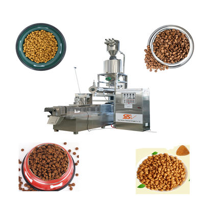 Fácil planta de procesamiento de alimentos para mascotas de alta automatización Rendimiento estable