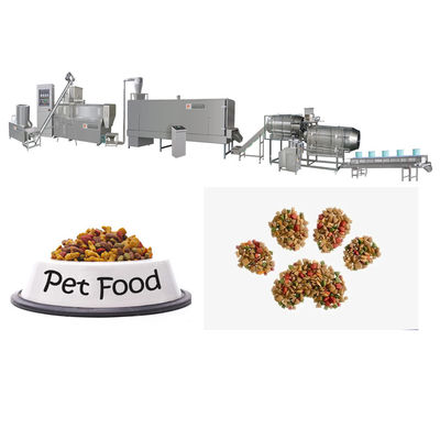 Equipo de procesamiento de alimentos para mascotas de grado alimentario totalmente automático Diseño razonable
