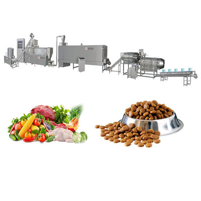Equipo de procesamiento de alimentos para mascotas de grado alimentario totalmente automático Diseño razonable