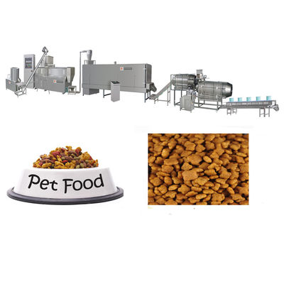 Línea eléctrica de producción automática de alimentos secos para mascotas
