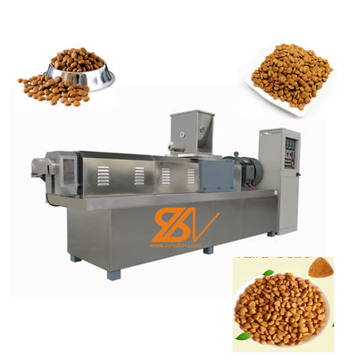 Línea de producción de alimentos para perros de galletas secas totalmente automática 380v / 50hz