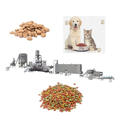 SBN Línea automática de procesamiento de alimentos para mascotas y gatos, máquina de fabricación de alimentos para perros Ss 304