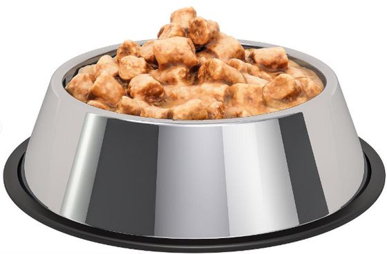 Línea de producción de extrusora de alimentos húmedos para perros totalmente automática en Saibainuo