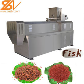 Máquinas de fabricación de alimentos para peces flotantes de acero inoxidable de doble tornillo