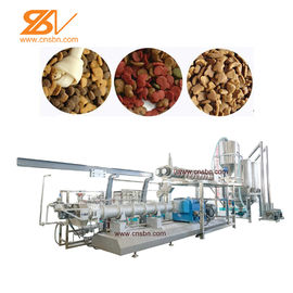 Línea de procesamiento de alimentos para mascotas totalmente automática para perros, gatos y gatos de gran capacidad 500-1000 kg