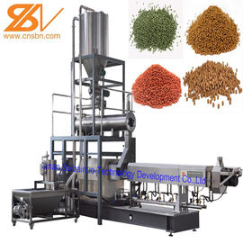 Línea automática de producción de alimento para peces flotante seco de acero inoxidable para alimento para peces