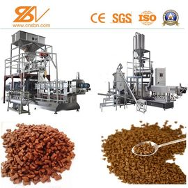 Máquina de fabricación de alimentos para perros totalmente automática de acero inoxidable con control PLC