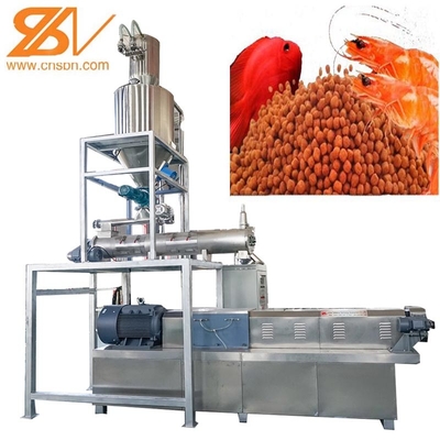 Línea de producción de extrusores automáticos para la fabricación de alimentos para peces con tecnología avanzada