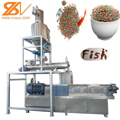 Maquinaria flotante para la fabricación de piensos para peces Línea de procesamiento de producción de alimentos para peces