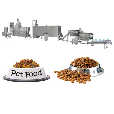 Línea de producción de alimentos secos para mascotas totalmente automática