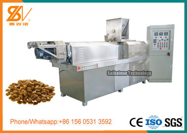 Extrusor industrial de la comida de perro, máquina de proceso del pienso del acero inoxidable