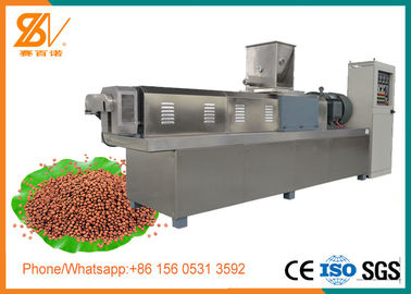 Material de acero inoxidable flotante 304 de la máquina del extrusor de la alimentación de los pescados del tornillo doble