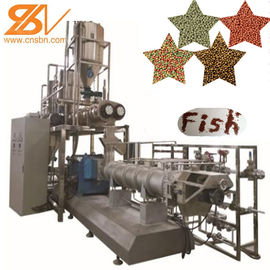 cadena de producción de máquina de la pelotilla del extrusor de la alimentación de los pescados 100kg-6t/H electricidad baja