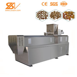 Máquina gemela 304 de acero inoxidables de la protuberancia de la comida de perro del tornillo