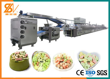 Cadena de producción de máquina de la galleta de perro casero certificación de la tecnología BCQ250 BV de la patente