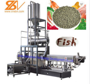 CE de la limpieza de uno mismo del extrusor de tornillo del gemelo de la máquina de la alimentación de la gamba de los pescados aprobado