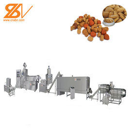 Perro Cat Food del extrusor de la máquina de proceso del alimento para animales garantía de 1 año