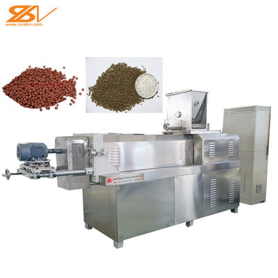 Extrusor industrial de la alimentación de los pescados del tornillo 100kg/Hr del gemelo 220V