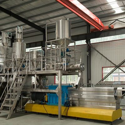 Máquina flotante de sequía del extrusor de la alimentación de los pescados 100kg/Hr