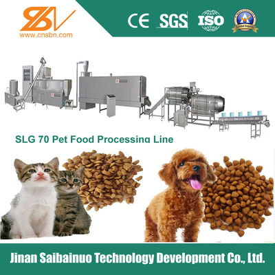 alimentación automática de los pescados de 0.1-6t/H Cat Food Machine For Floating