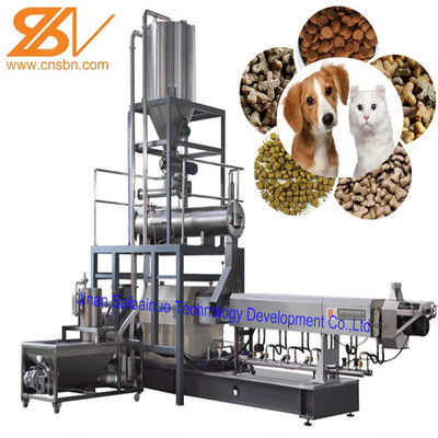 Mantenga la máquina de enseñanza del extrusor del alimento para animales de la operación en el lugar
