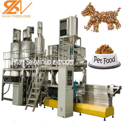 Mantenga la máquina de enseñanza del extrusor del alimento para animales de la operación en el lugar