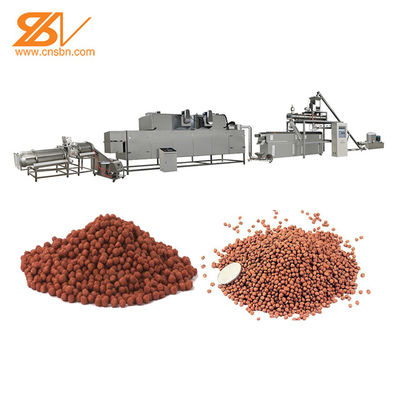 Cadena de producción flotante de la alimentación de los pescados SS201 200-260 Kg/Hr completamente continua