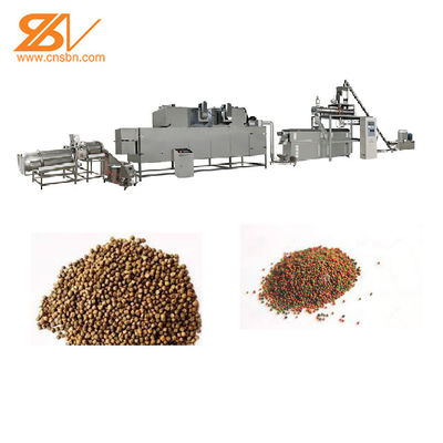 extrusor flotante del alimento para animales de la hierba de la máquina de la pelotilla de la alimentación de los pescados 200-260kg/Hr