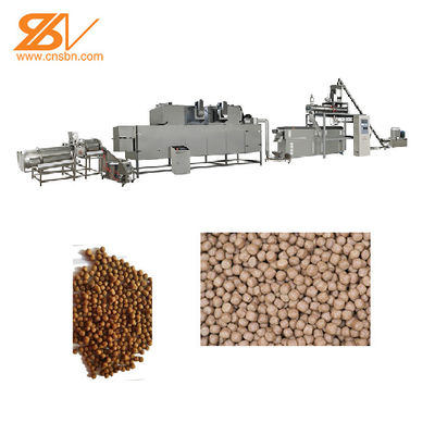 Tipo seco extrusor 100kg/H-6t/H de la alimentación de los pescados del tornillo del doble