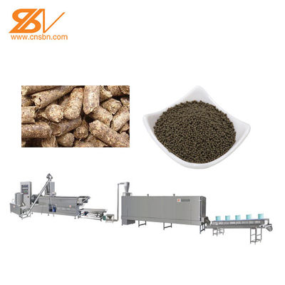 máquina de la pelotilla de la alimentación de los pescados del extrusor de la alimentación de los pescados del tornillo del doble 200-260kg/h