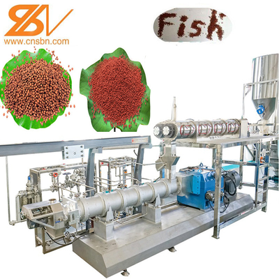 Extrusor de la comida de perro casero de la alimentación de los pescados que procesa haciendo la máquina