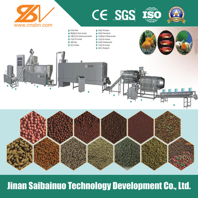 SLG65 Máquina de extrusión flotante de piensos para peces / Ss Planta flotante de fabricación de alimentos para peces